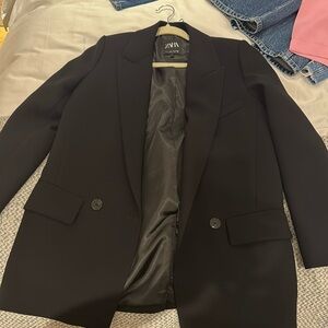 Black blazer from Zara